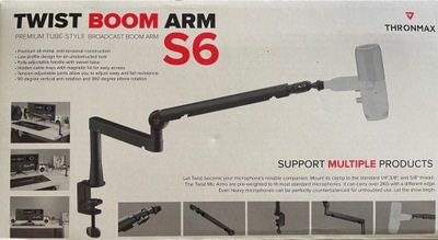 Ramię biurkowe do mikrofonu Thronmax Twist S6