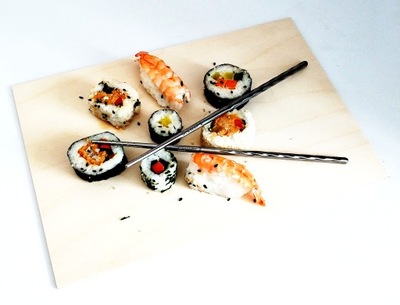 Pałeczki Do Sushi Ryżu GRAWER x 2 Prezent Walentynki Upominek