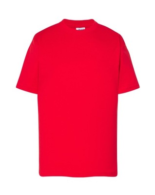 Dziecięca bawełniana koszulka t-shirt JHK red 110