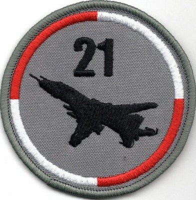 21. Baza Lotnictwa Taktycznego - naszywka wyjściowa