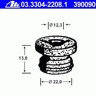 TAPADERA DE TANQUE DE LÍQUIDO DE FRENADO  