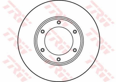 ГАЛЬМІВНІ ДИСКИ ГАЛЬМІВНІ ПЕРЕД TRW DF1967
