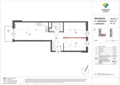 Mieszkanie, Warszawa, Ursus, 59 m²