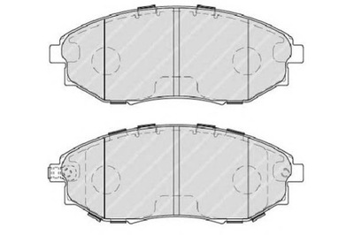 Ferodo тормозные колодки тормозные chevrolet epica 2.0/2.0d/2 фото №1