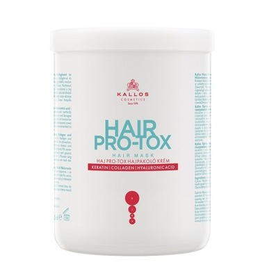 Kallos Hair Pro-Tox Hair Mask maska do włosów z ke