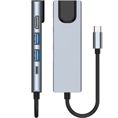 Adapter Tech-Protect Macbook USB-A/USB-C/HDMI/LAN