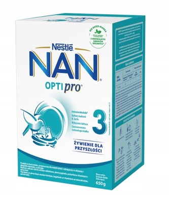 Mleko modyfikowane Nestle Nan Optipro 3 650 g