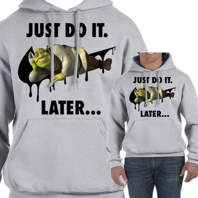 BLUZA Z KAPTUREM SHREK FIONA JUST DO IT XXL 3126