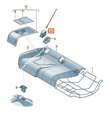 AUDI A7 4G A6 C7 ПАРА NAKŁADEK NA ГНЕЗДА ISOFIX