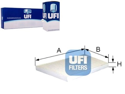 UFI ФИЛЬТР САЛОНА UFI, 53.095.00