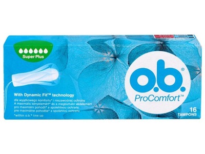 O.B.ProComfort Ultimate Super Plus komfortowe tampony 1op.-16szt