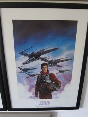 STAR WARS Grafika Plakat + autograf Dave Dorman C