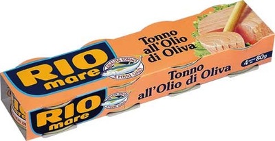 WŁOSKI Tuńczyk w oliwie RIO MARE 4 x 80 g