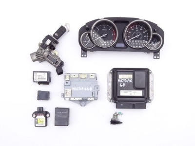 Mazda 6 ii gh 2.2 mzr-cd бортовий комп'ютер двигуна набір стартовий r2aa18881m фото №1