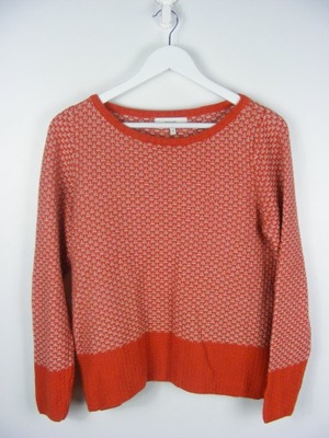 NEXT melanżowy sweter pomarańcz R 42/14