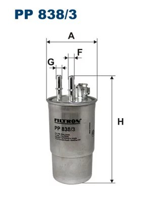 PP838/3 FILTRO COMBUSTIBLES  