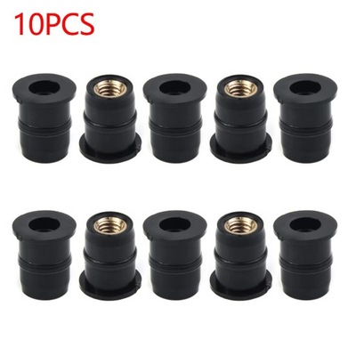 10PCS M5 Rubber Well Nuts Blind Fastener Windshield Windshield Fairi~15972