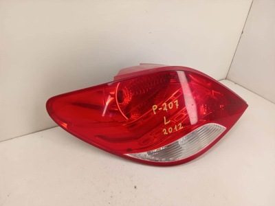 Лампа левая задняя peugeot 207 lift led hb фото №1