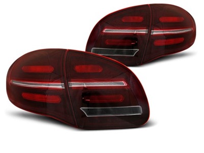 ŽIBINTAI PORSCHE CAYENNE 10-15 RED-WHITE LED BAR DTS 