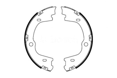 Bosch тормозные колодки тормозные hyundai h-1 cargo 2.5 crdi фото №1