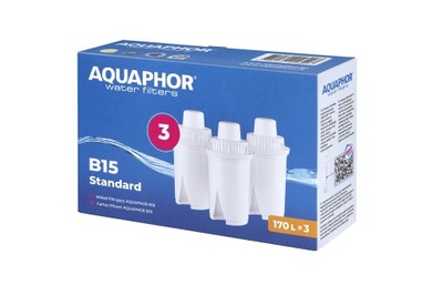 Wkład filtrujący Aquaphor B100-15 Standard 3sztuki