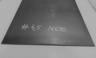 Stal N690 / 1.4528, formatka #4,5x50x350 mm