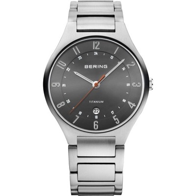 Bering 11739-772 Zegarek, 39 mm, Srebrny/Czarny