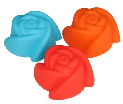 FORMA SILIKONOWA RÓŻA DO ŚWIEC MYDEŁEK