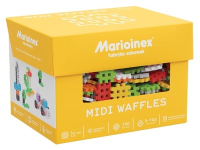 Marioinex Klocki Waffle Midi 150 el.