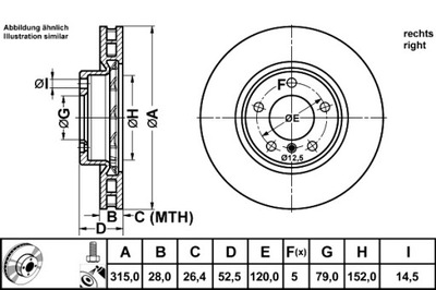 ATE DISKAI STABDŽIŲ 2SZT. PRIEK. BMW 3 E36 3.0 11.92-07.95 