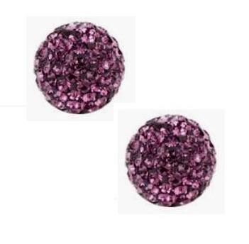 WRZOSOWE KORALIKI SHAMBALLA 10mm 10szt AMETHYST