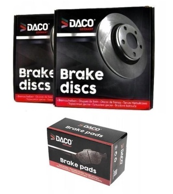 DISCOS ZAPATAS PARTE TRASERA OCTAVIA 2 ALTEA AUDI A3 DACO ALEMANIA 256MM  