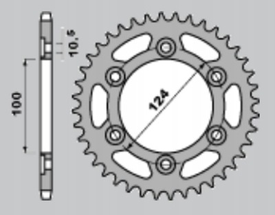 JR KRUMPLIARATIS GALINĖ 1027 40 DUCATI 750 SS '99-'02, 900SS '98-'02, MONSTER 750/ 