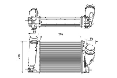 INTERCOOLER NISSAN QASHQAI 1,6 DCI 13- X-TRAIL 1,6DCI 13- VAL816759