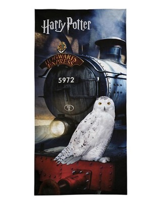 RĘCZNIK SOWA HEDWIGA HARRY POTTER HOGWARTS EXPRESS ORYGINAŁ BAWEŁNA 70x140