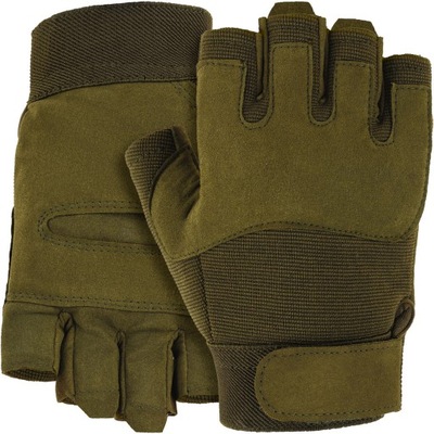 Rękawice Taktyczne ARMY Gloves Krótkie OLIVE - S