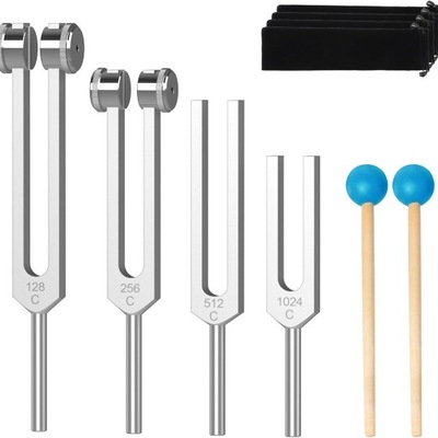 4 Paczka Kamerton Zestaw (128Hz,256Hz,512Hz,528Hz)