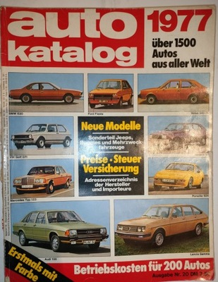 Auto Katalog 1977
