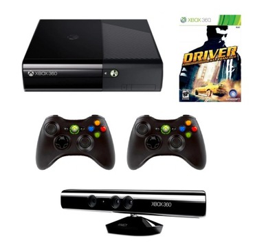 Konsola Microsoft Xbox 360 Slim 4 GB Kinect 2 pady