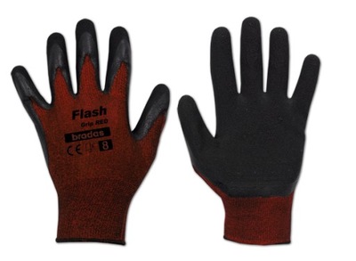 Rękawice ochronne Bradas FLASH GRIP RED rozm. 9 -L