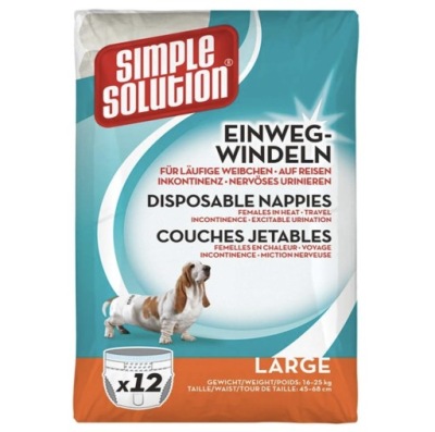 Simple Solution pieluchy dla psów, 11 szt