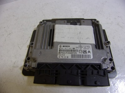 COMPUTADOR DEL MOTOR UNIDAD DE CONTROL PEUGEOT 308 1.6 HDI 0281017333  