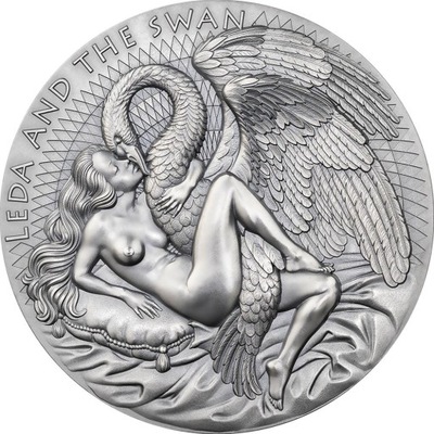 2000CFA LEDA Z ŁABĘDZIEM NIEBIAŃSKIE PIĘKNOŚCI CELESTIAL BEAUTY 2oz nr rant