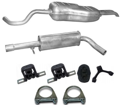 VOLKSWAGEN BORA 1.8 2.3 1998- SILENCER SET SYSTEM  