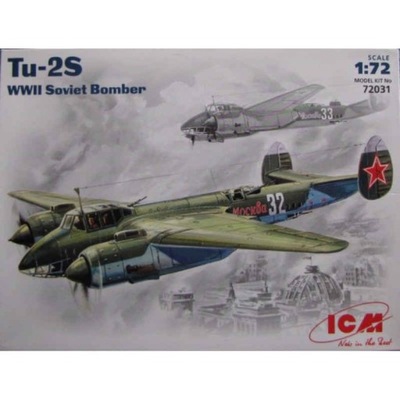 ICM 72031 Tu-2S WWII Soviet Bomber