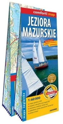 Mapa Jeziora Mazurskie 1: 60 000
