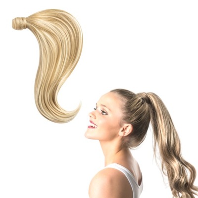 Doczepiany KUCYK 50 cm #24/613 blond baleyage