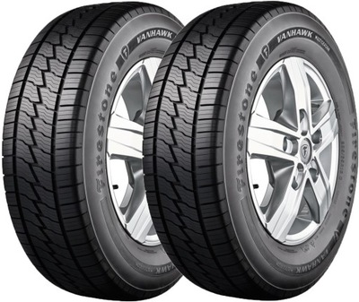 2 PIEZAS 195/60/16C H FIRESTONE VANHAWK MULTISEASON CALOROCZNA  