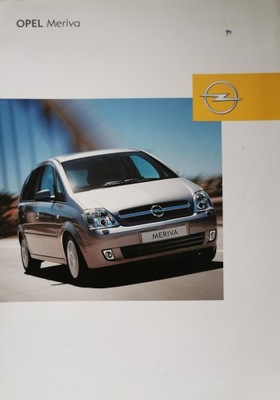 Opel Meriva Prospekt kilkustronicowy