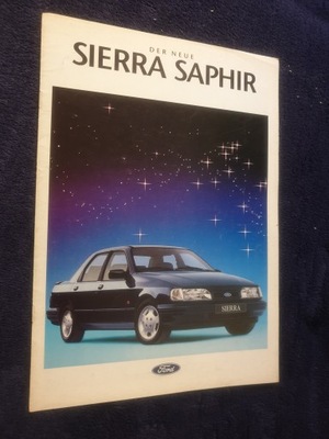 ----> Prospekt Ford Sierra Saphir - 01/1992 ! ! ! 
